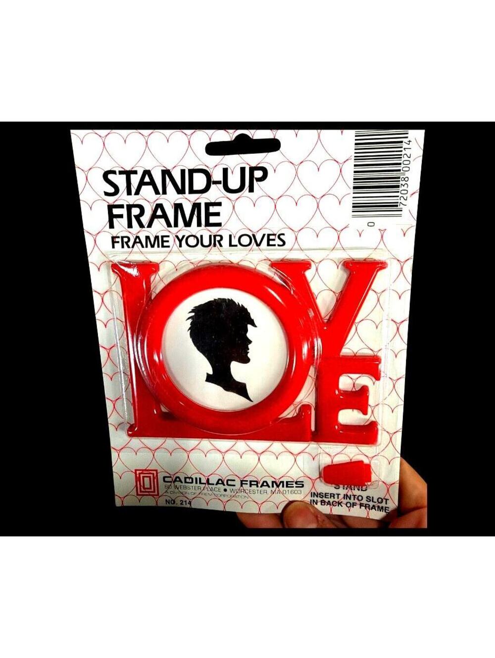 VTG MCM 70s Picture Frame LOVE NWT